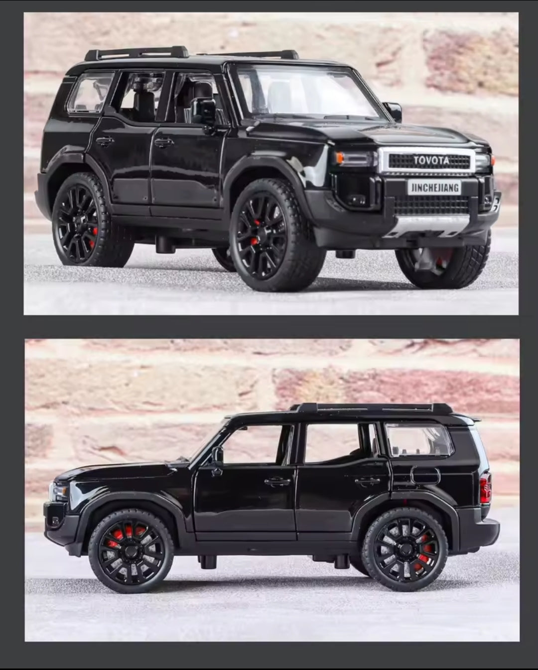 TOYOTA PRADO LAND CRUISER 1:32  METAL ALLOY DIECAST