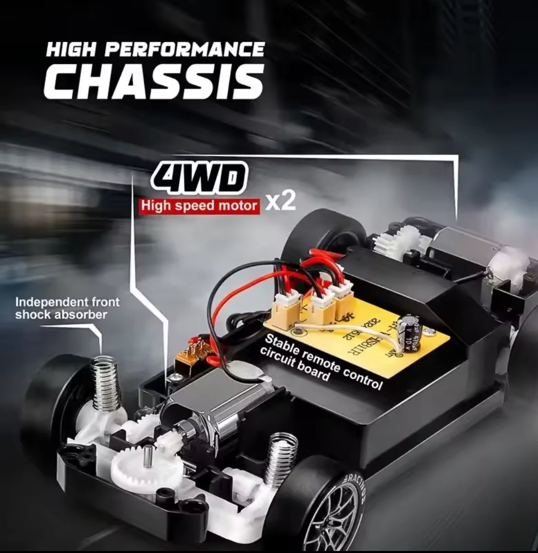 1:24 4WD RC Drift Car 20 km/h Racing Toy