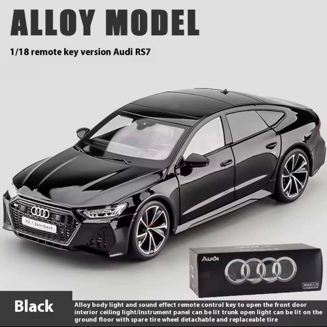 1/18 Audi RS7 Sport With Remote Key 1:18 Diecast