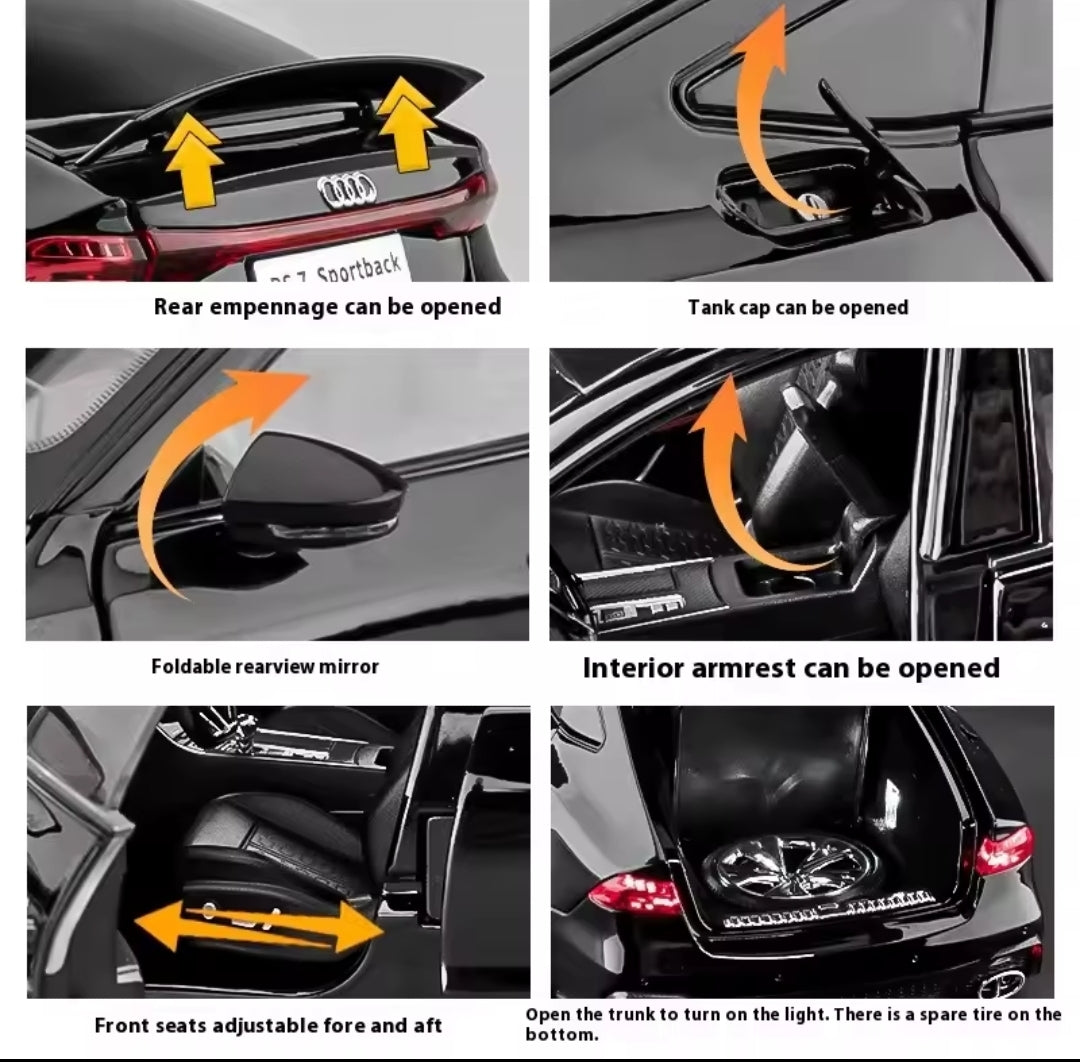 1/18 Audi RS7 Sport With Remote Key 1:18 Diecast