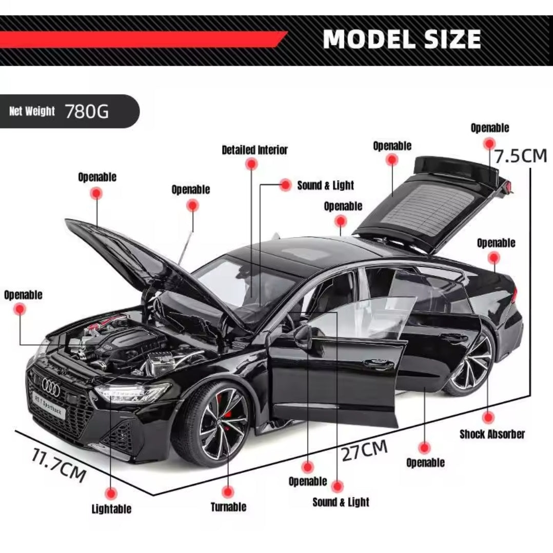 1/18 Audi RS7 Sport With Remote Key 1:18 Diecast