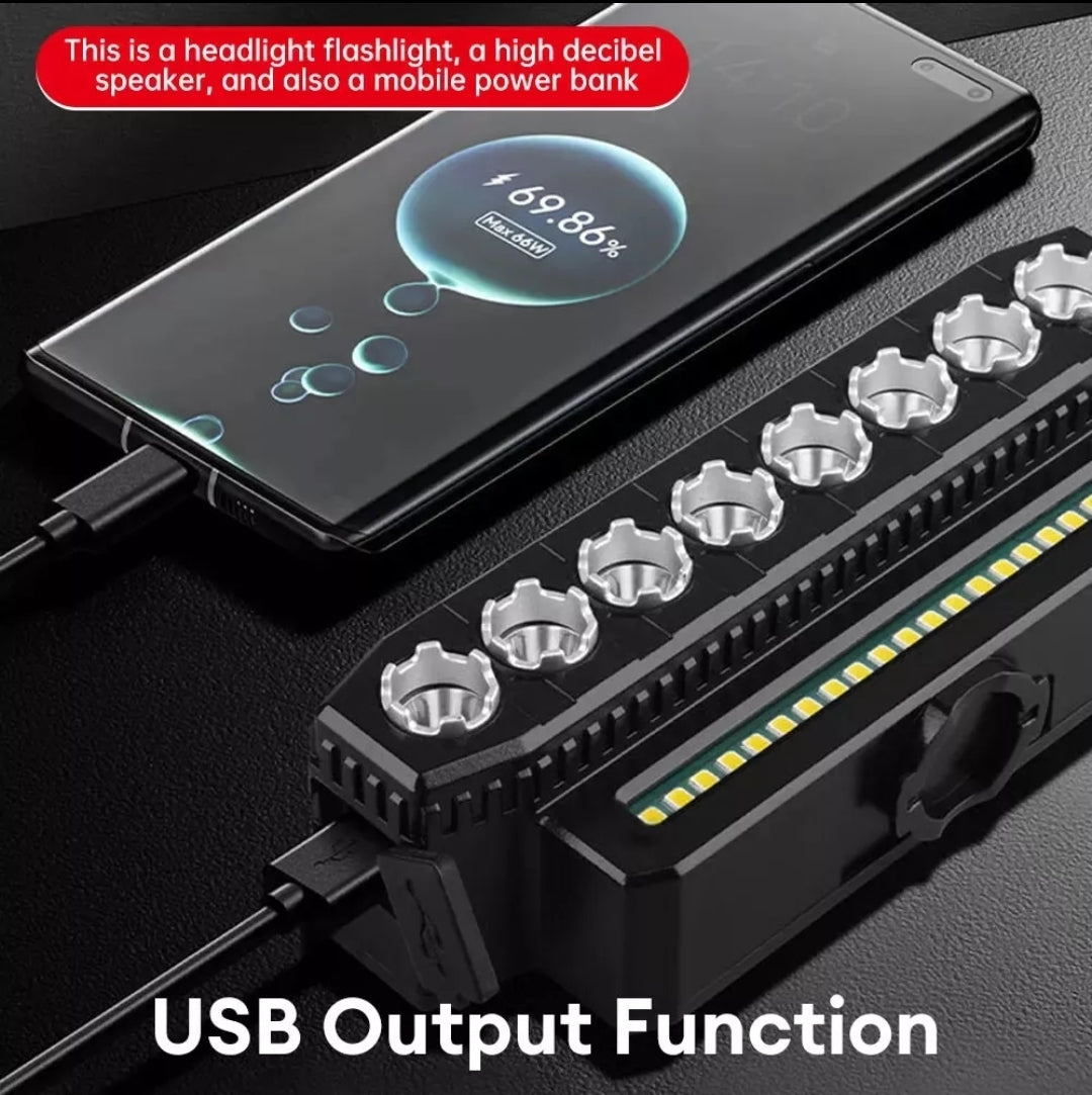 8 LED Powerful Rechargeable Bike Light