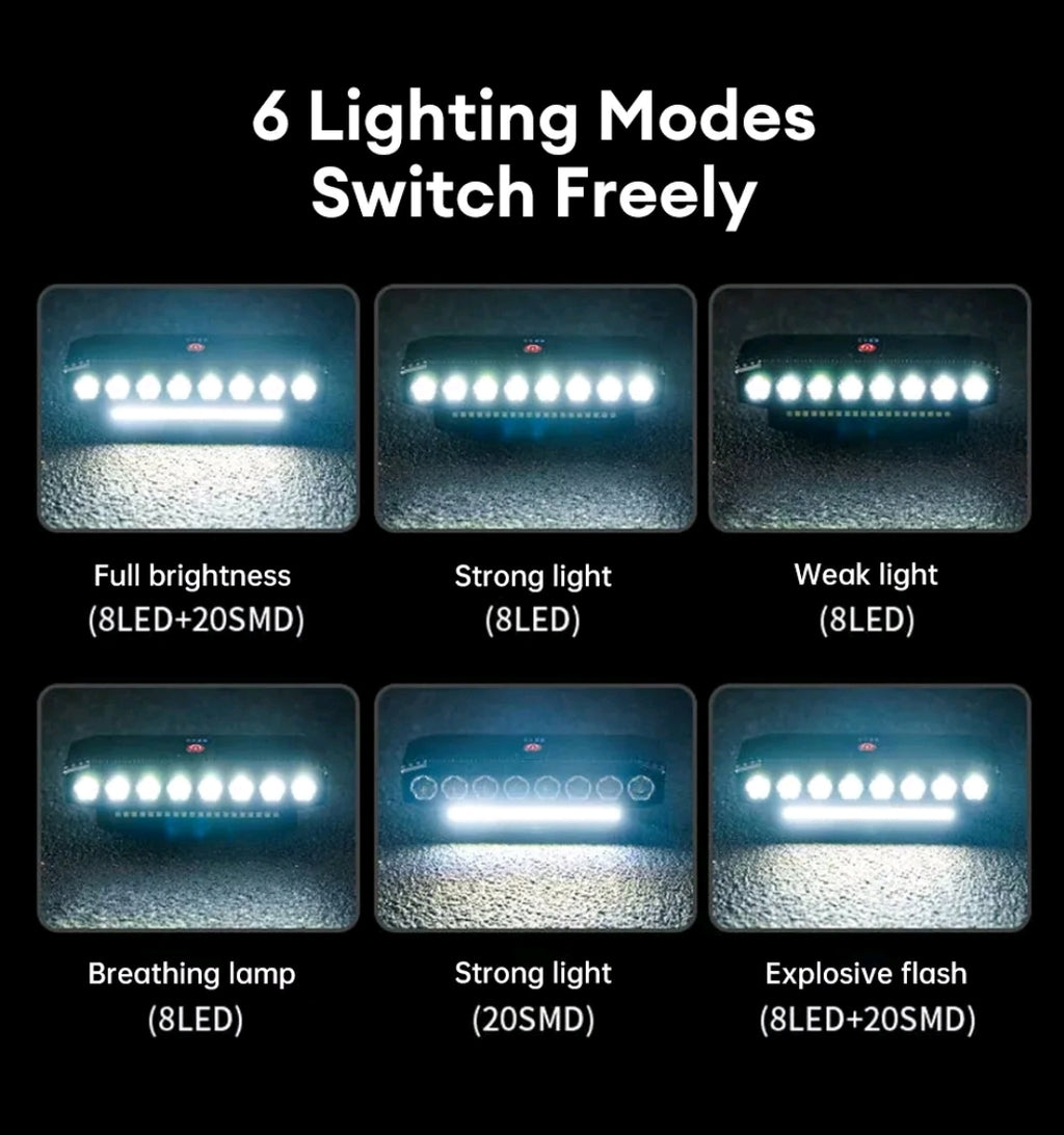 8 LED Powerful Rechargeable Bike Light