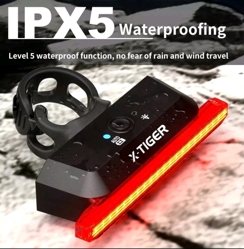 Bike Rear Light Smart Brake Sensing Light