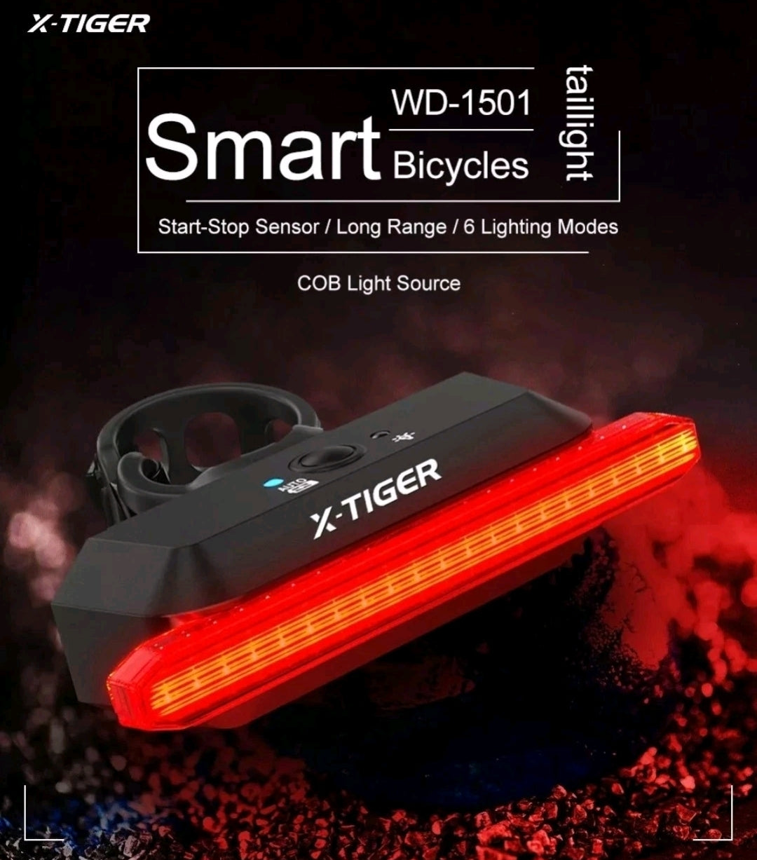 Bike Rear Light Smart Brake Sensing Light