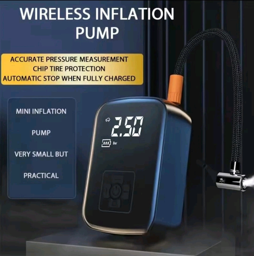 Portable Car/Bike Air Pump Electric Inflator Wireless