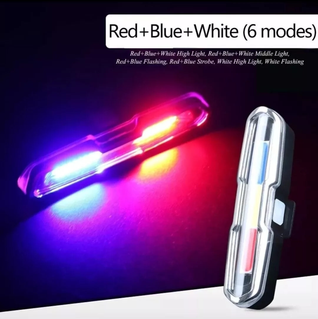 Bicycle Rear Light, USB Rechargeable High Intensity Tail Light