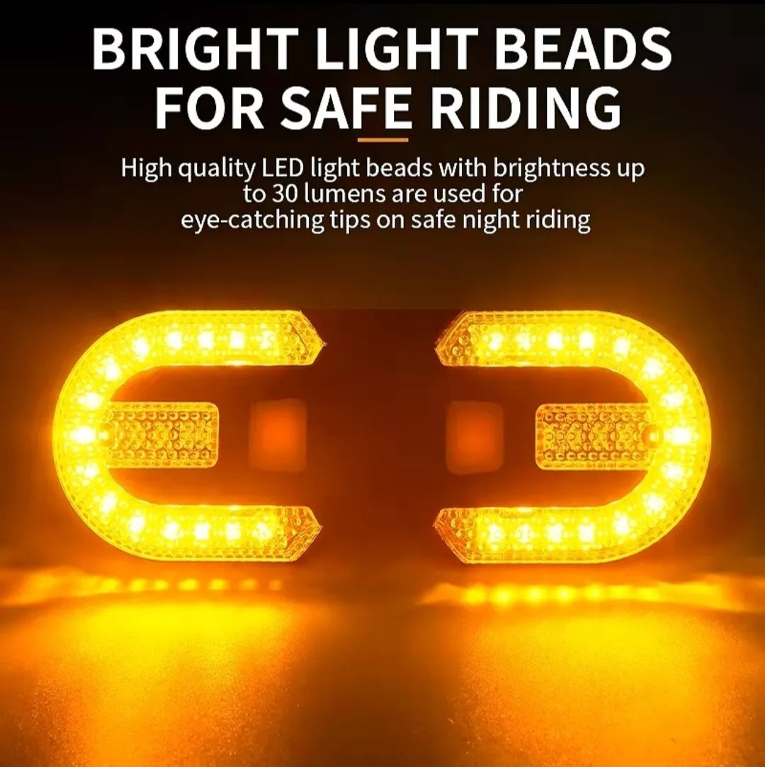 Bicycle turn signal Indicators Light Wireless With Remote