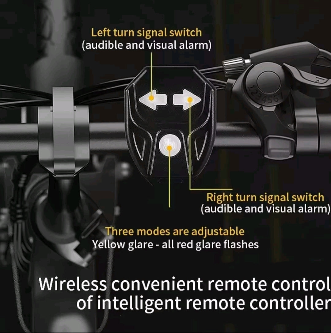 Bicycle turn signal Indicators Light Wireless With Remote