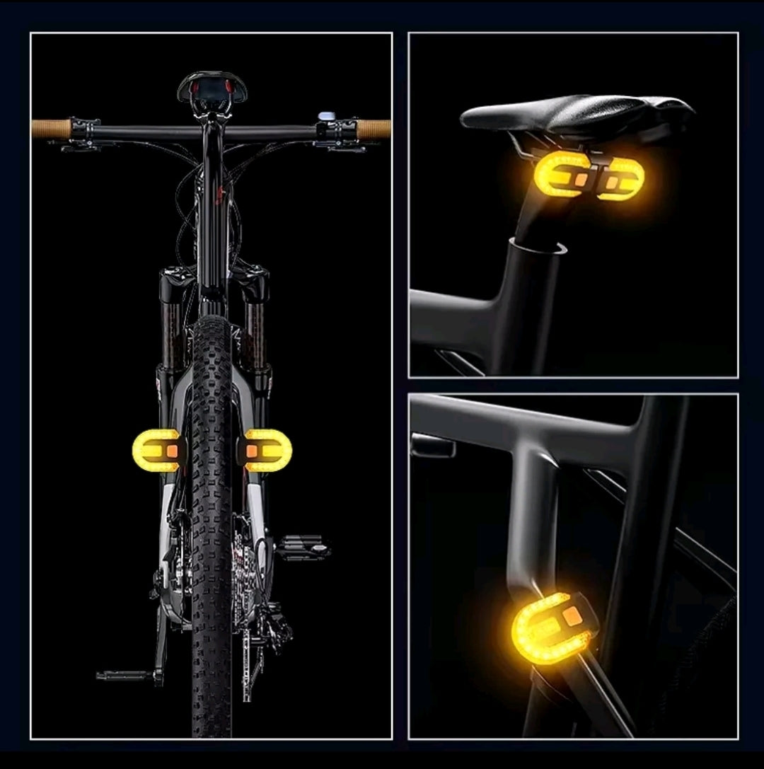 Bicycle turn signal Indicators Light Wireless With Remote