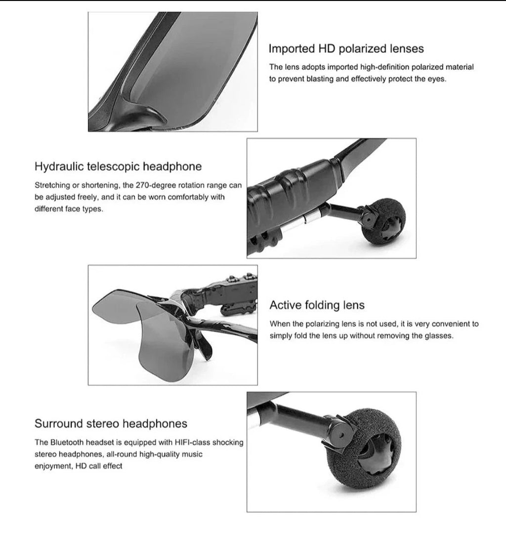 Sunglasses Bluetooth Earphone Outdoor Wireless