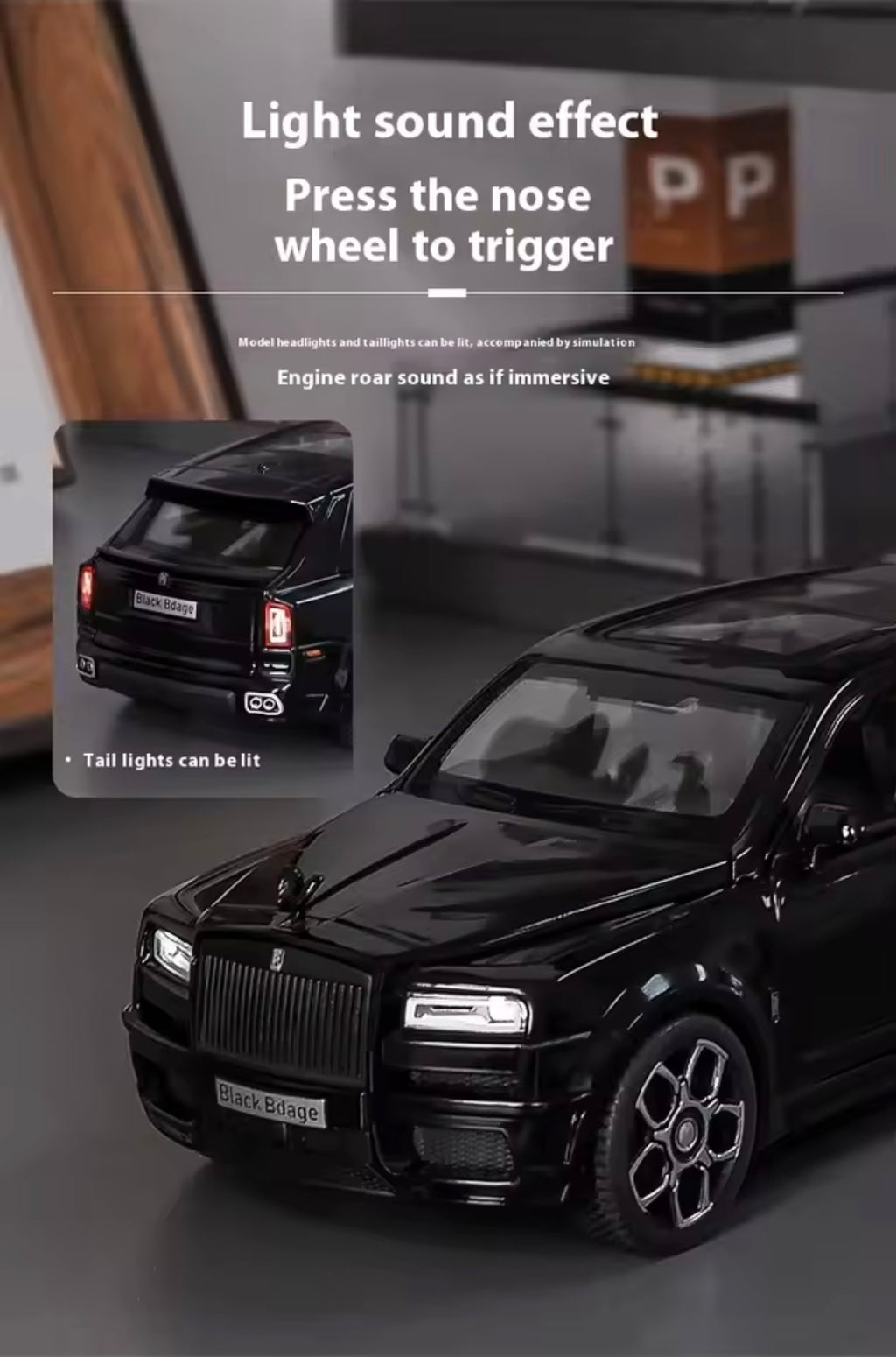 Cullinan Diecast SUV  1:32 - Kids Gift