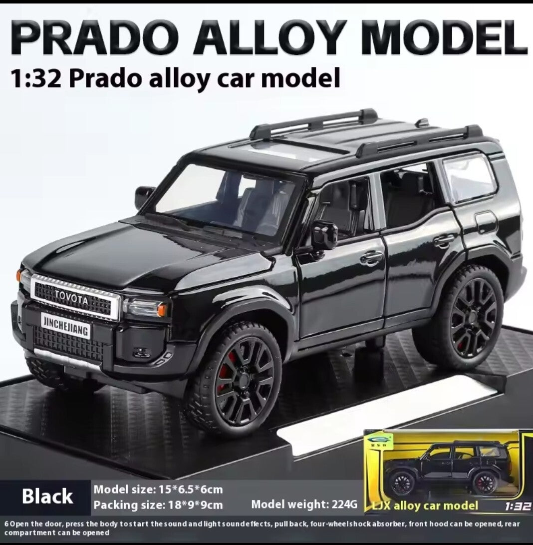 TOYOTA PRADO LAND CRUISER 1:32  METAL ALLOY DIECAST